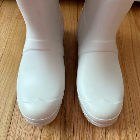 Hunter Classic White Rain Boots Womens Size 6 - Picture 6 of 7